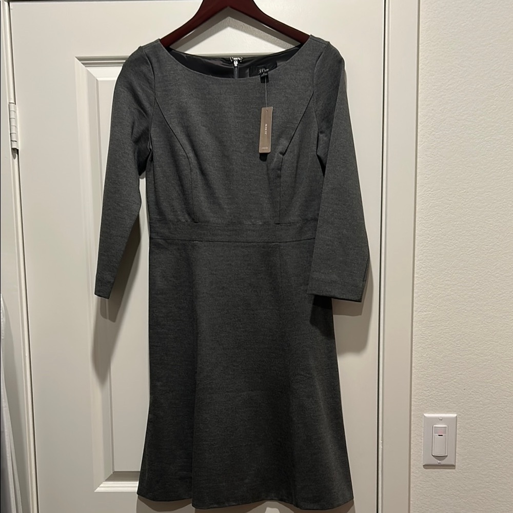 Jcrew fit and flare sheath dress